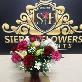Roses, Carnations and Pink