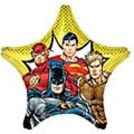 28" DC Superhero Star Shaped Mylar