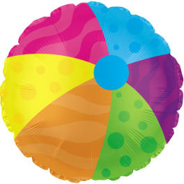 18" Beach Ball Mylar