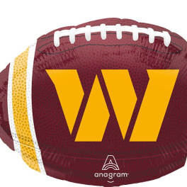 18" Washington Commanders Football Mylar