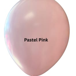 Pastel pink balloon with a glossy finish