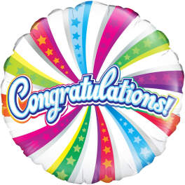 18" Congratulations! Mylar