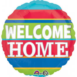 18" Welcome Home Circle Mylar