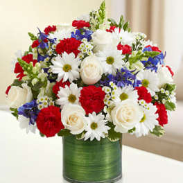 Cherished Memories - Red, White and Blue
