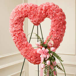Pink Open Heart