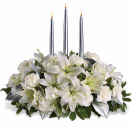 Silver Elegance Centerpiece