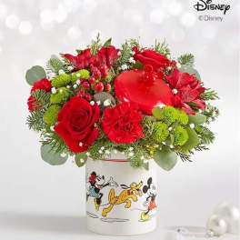 Disney Micky Mouse & Friends Holiday Cookie Jar