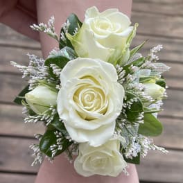 Wrist corsage on Keepsake Bracelet