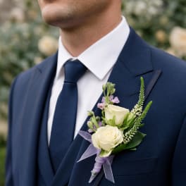 Classic White Boutonniere