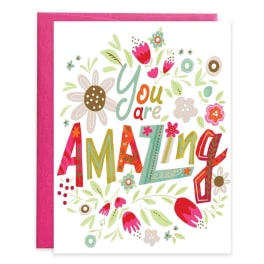 Thank You Greeting Card - Amazing Flora