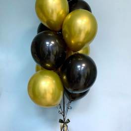 #234 black and gold mix