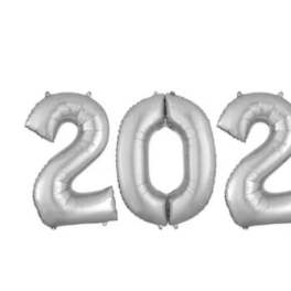 2024 silver Balloons