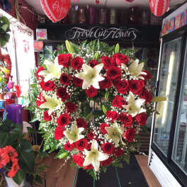 Heartfelt Tribute Standing Spray