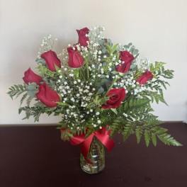 Classic Roses Vase – Red or Colored