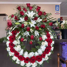 Sympathy Rose Wreath