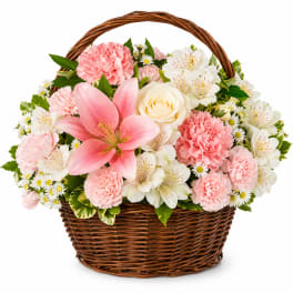 Pretty Pink Basket