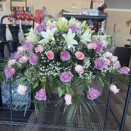 Sweet Memories Casket Spray