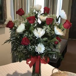 Memorial Table Arrangement