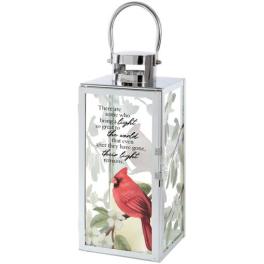 "Light Remains" Chrome Lantern