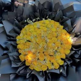 Mother's Day Ramo Buchon - Yellow Sunshine