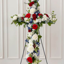 Dearly Patriotic - Standing Cross