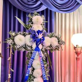 Floral Cross [Funeral Arrangement]