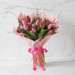 Happiness of Tulips