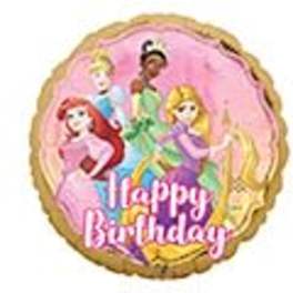 18" Disney Princess Happy Birthday Mylar