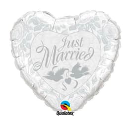 18" Just Married Mylar