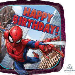 18" Spiderman Happy Birthday