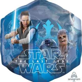 23" Star Wars Double Sided Hexagon Mylar