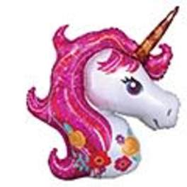 33" Unicorn Head Mylar