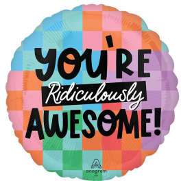 18" You're Ridiculously Awesome Mylar