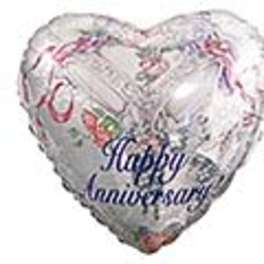 18" Happy Anniversary Mylar