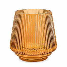 Amber Glass Vase