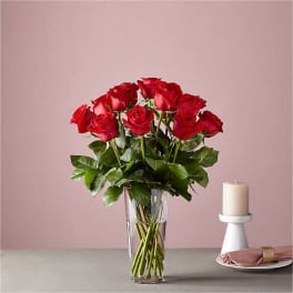 Long Stem Red Rose Bouquet