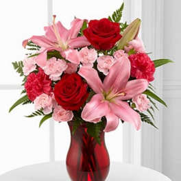 Hearts Emotions Bouquet- VASE INCLUDED