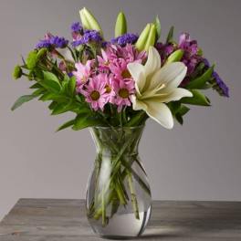 Lavender Fields Mixed Flower Bouquet