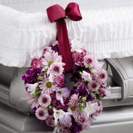 FTD Thoughts & Prayers Wreath Adornment