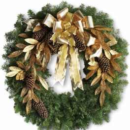 Glitter & Gold Wreath