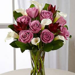 Lavender Beauty Bouquet - VASE INCLUDED