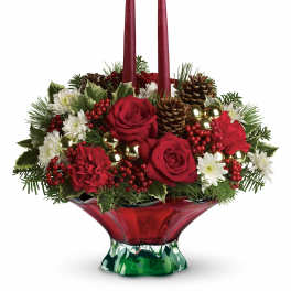 Teleflora's Always Merry Centerpiece