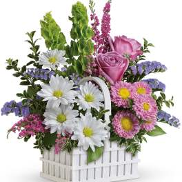 Teleflora's White Picket Bouquet