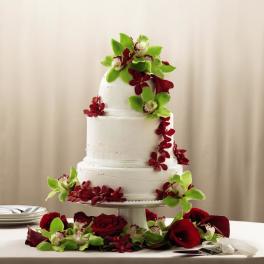 FTD Elegant Orchid Cake Decor