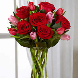 Let Love In Valentine Bouquet - VASE INCLUDED