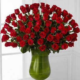 Attraction Luxury Rose Bouquet - 24-inch Premium Long-Stemmed Roses - VASE INCLUDED