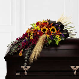 FTD Glorious Garden Casket Spray