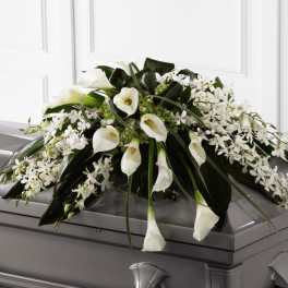 FTD Angel Wings Casket Spray