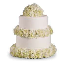 Sweet White Cake Decoration