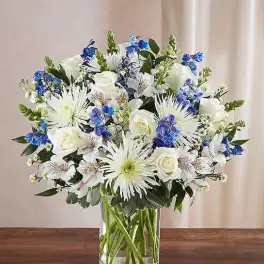 Sincerest Sorrow Blue & White